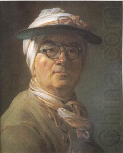 Portrait of Chardin Wearing an Eyeshade (mk05), Jean Baptiste Simeon Chardin
